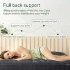 Ultra Soft Back-Relief Mattress Topper