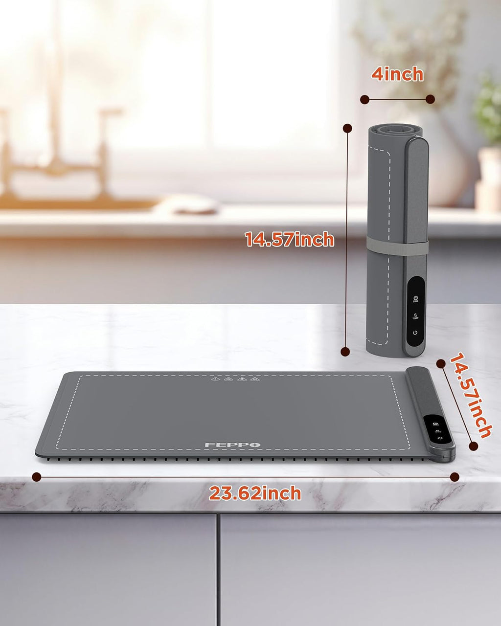 Fast-Heating Electric Food Warming Mat