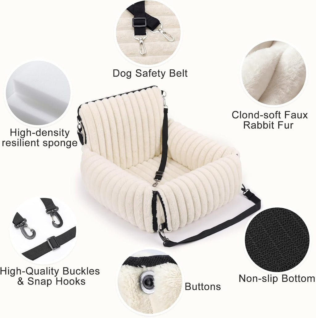 6-in-1 Versatile Dog Car Seat