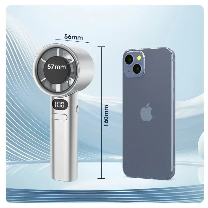 Portable 4-Speed Handheld Cooling Fan