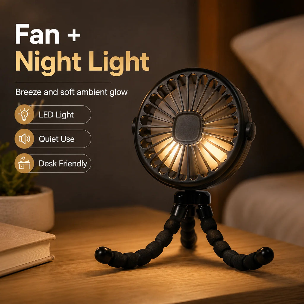 Portable Flexible Clip-On Baby Fan