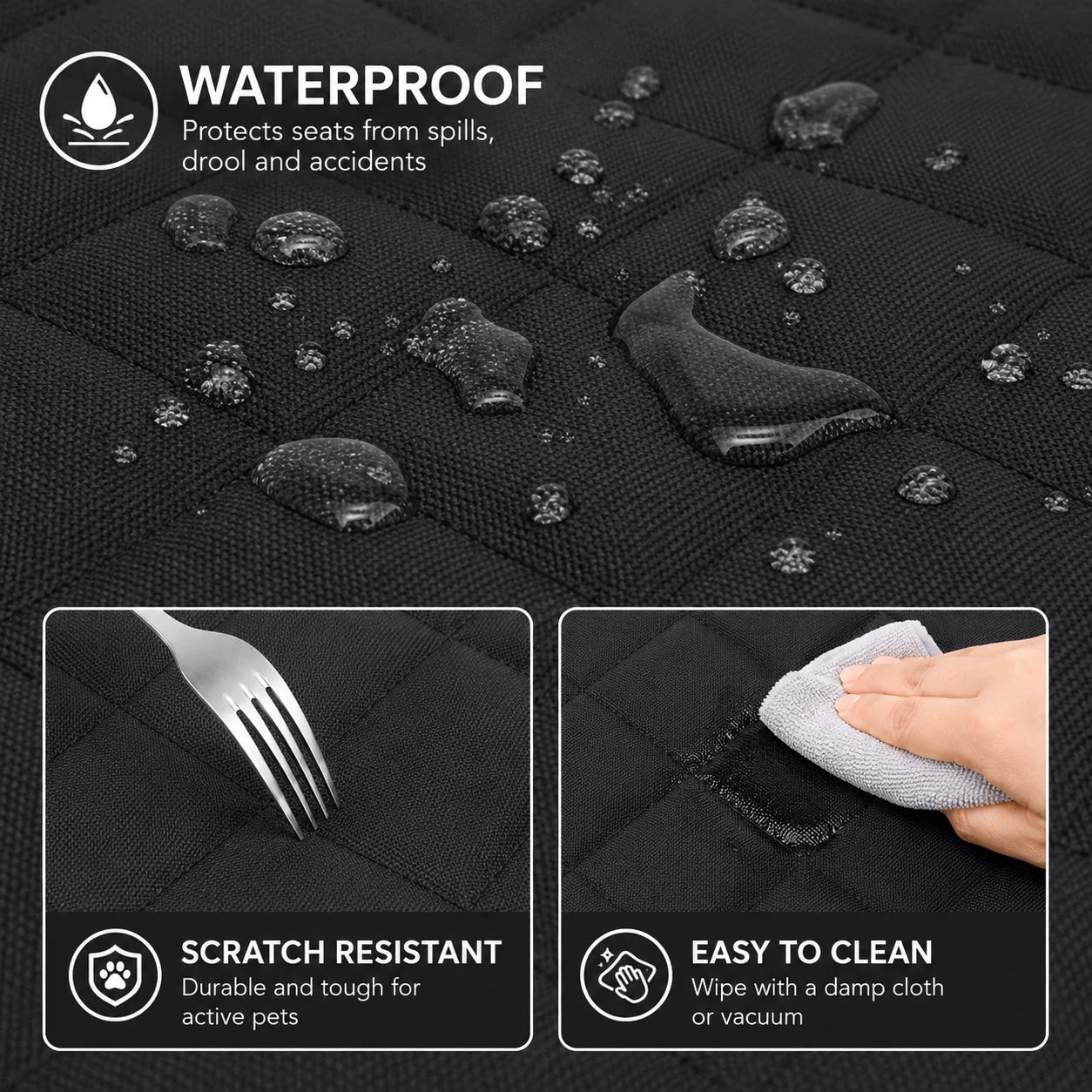 Waterproof Non-Slip Dog Car Hammock